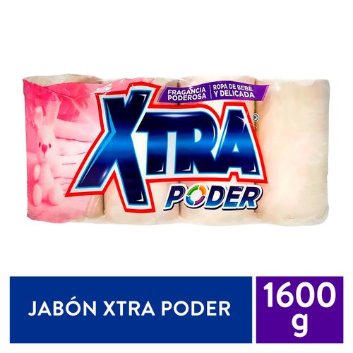 Jabón Xtra Delicada y Bebé 4 Pack - 1600 g