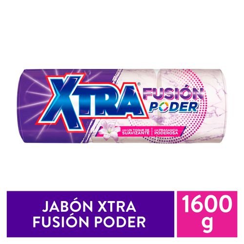 Jabón Xtra Fusion Poder Suavizante - 800 g