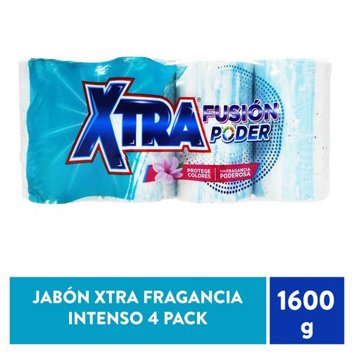 Jabón Xtra Fragancia Intensa 4 Pack - 1600 g