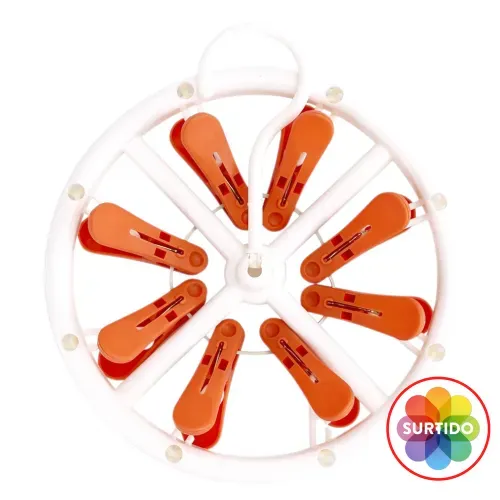 Colgador Plastico Para Ropa 8 Piezas