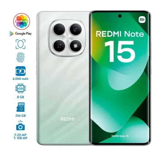 Celular Xiaomi Redmi Note 15 8GB RAM 256GB Almacenamiento