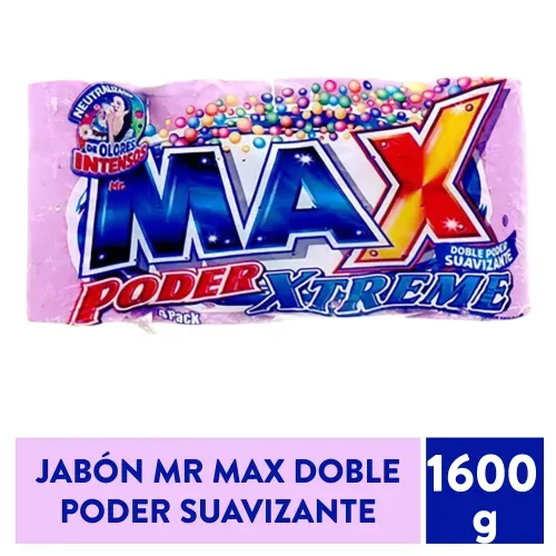 Jabón Mr. Max Lila Neutralizador de Olores Intensos 1600 g
