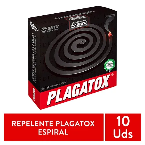 Repelente Plagatox Espiral Perfumad 10ea