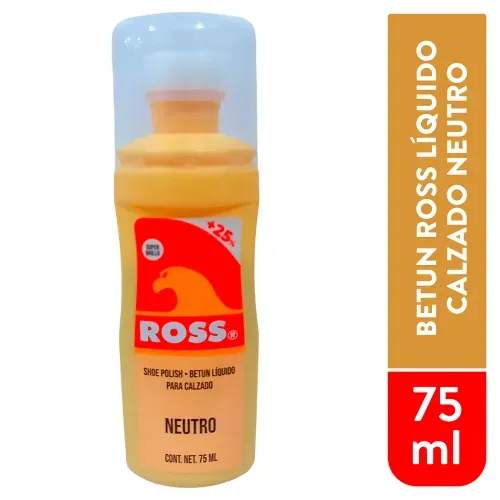 Betún Ross Liquido Calzado Neutro - 75 g