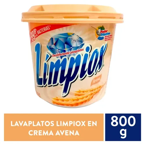Lavaplatos Limpiox en crema avena - 800 g