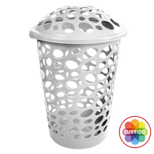 Canasta Para Ropa Mainstays Con Tapa - 60 L