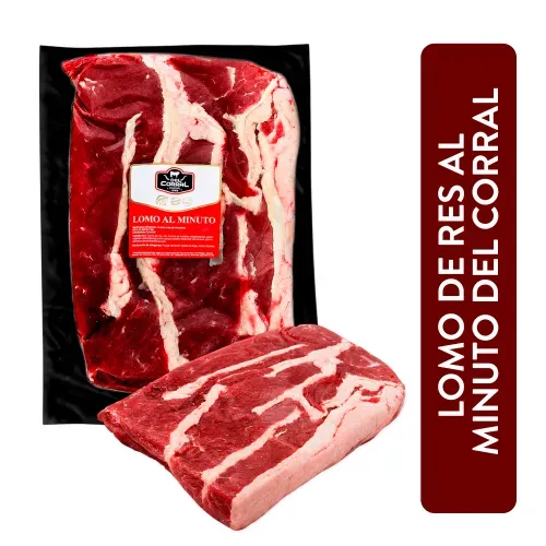 Lomo de Res Del Corral Al Minuto - Precio indicado por libra