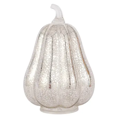 Calabaza Way To Celebrate vidrio metálica decorativa Navidad - 22 cm