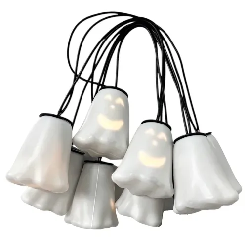 Fantasmas musicales Way To Celebrate con luz LED Halloween - 8 Pzas