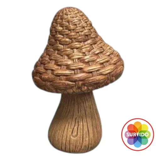 Hongos Way To Celebrate de resina decorativos Harvest - 15 cm