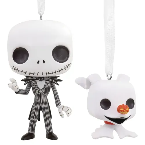 Figura Hallmark de resina Funko con Jack y Zero Halloween