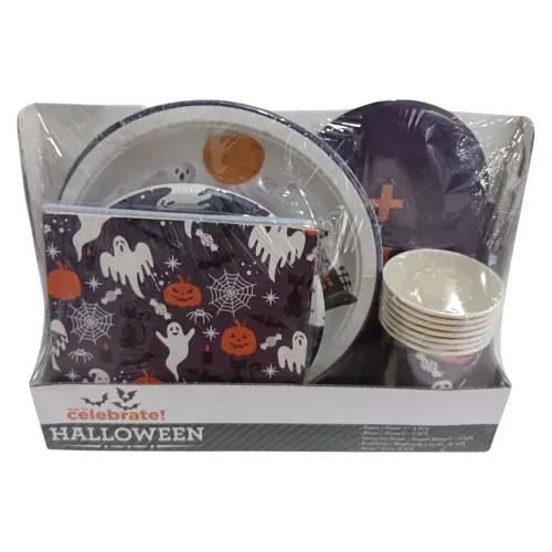 Desechables Way To Celebrate con diseños temáticos Halloween - 36 piezas