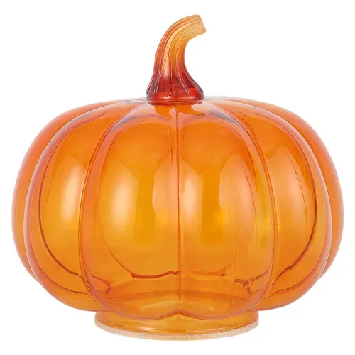 Calabaza Way To Celebrate de vidrio decorativa Harvest - 15 cm