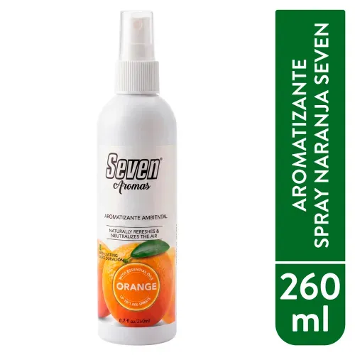 Aromatizante Seven En Spray Aroma Naranja - 260ml
