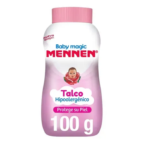 Talco Para Bebé Mennen Baby Magic Rosa, Hipoalergénico - 100 g