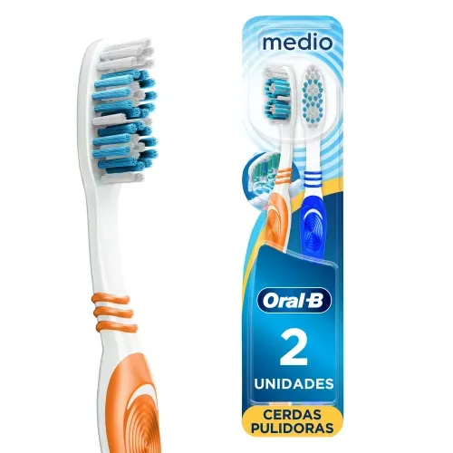 Cepillo Dientes Oral-B Complete Cerdas Medias Pulidoras - 2 Uds