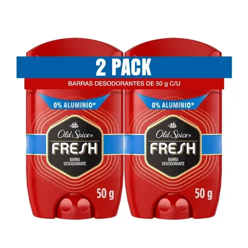 Barra Desodorante Old Spice Fresh - 2 uds 50 g c/u