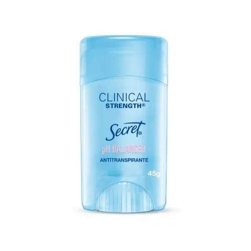 Gel Invisible Antitranspirante Secret Clinical Strength PH Balanced - 45 g