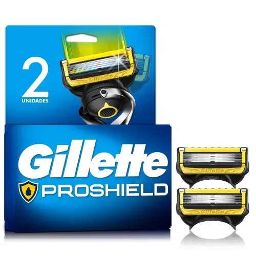 Repuesto Máquina Afeitar Gillette Proshield 5 Cuchillas - 2 Uds