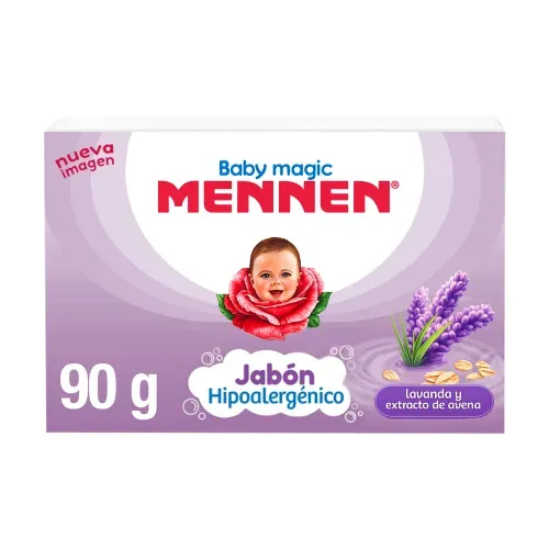 Jabón Corporal para Bebe Mennen Baby Magic Lavanda y Extracto Avena - 90 g