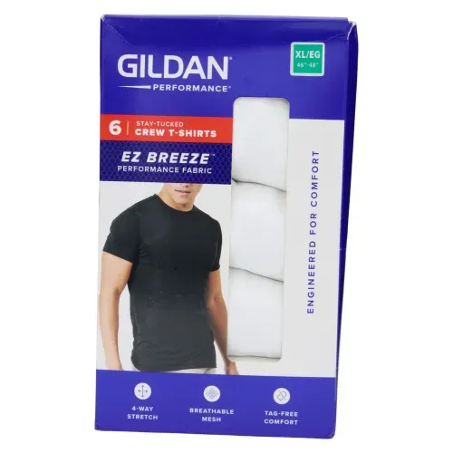 6p Playera Cuello Redondo Blanco Xl