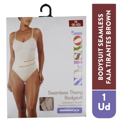 Bodysuit Seamless Faja Tirantes Brown
