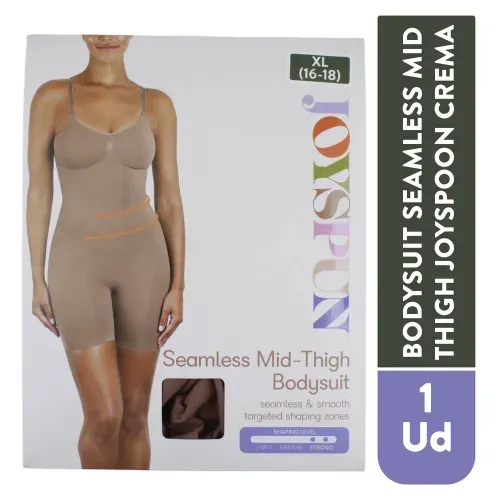 Bodysuit Seamless Mid Thigh Joyspoon Bk