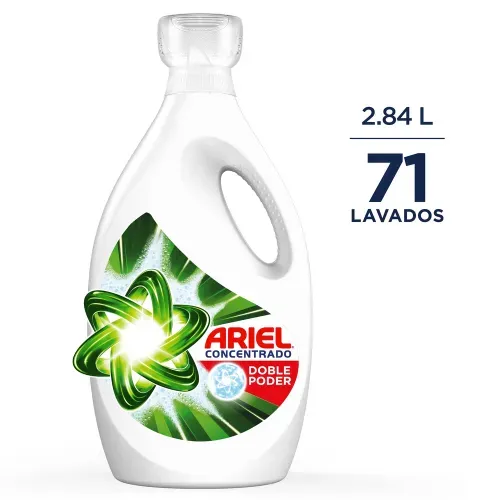 Detergente Líquido Ariel Doble Poder Concentrado - 2.84 L