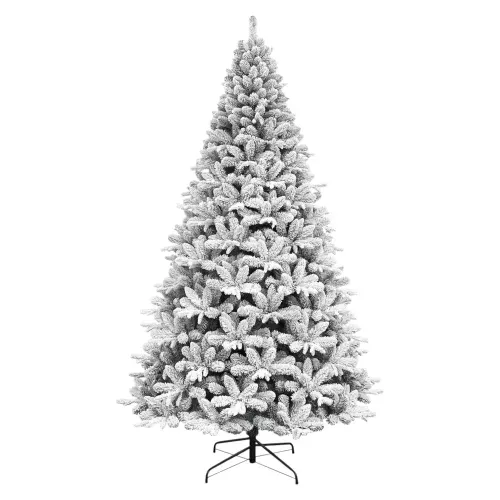 Árbol Holiday Time nevado mezclado y 2129 puntas para Navidad - 270 cm