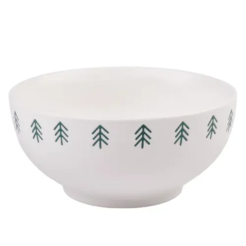 Bowl Holiday Time pinos Navidad - 15 cm