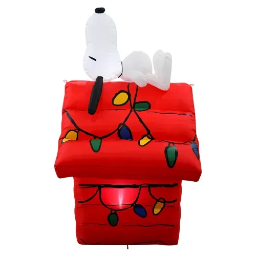 Inflable Peanuts Holiday Time decoración Navidad - 182 cm