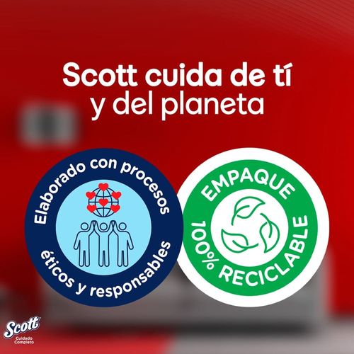 Papel Hig Scott Cuidado Com 4 Unidad 250h 3p