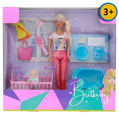 Muñeca Brittany Collection mamá con bebé surtido