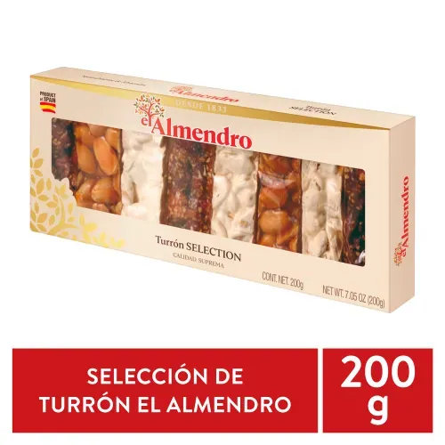 Surtido De Turrones El Almendro, Calidad Suprema - 200g