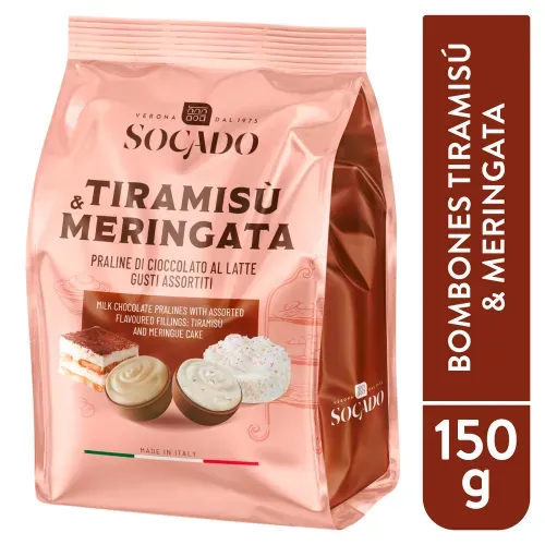 Bombones Socado, con leche surtido Tiramisú -150g