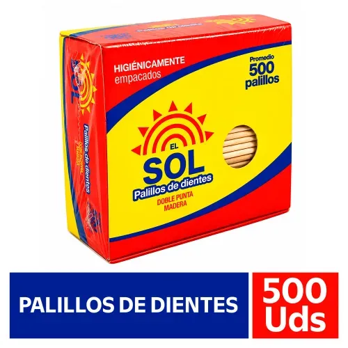 Palillos De Dientes El Sol 250Ea