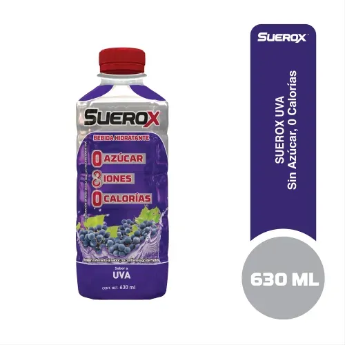 Bebida Hidratante Suerox Sin Azúcar Uva - 630 ml