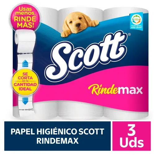 Papel Higien Scott Rindemax 18 Unidad 420h 2p