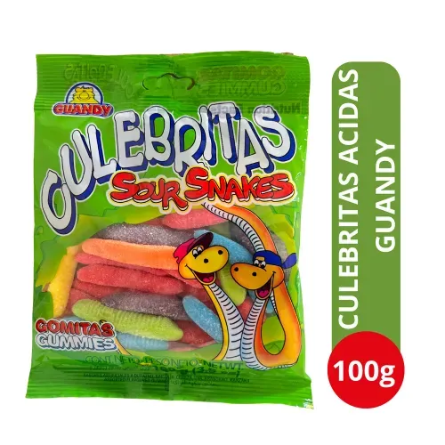 Gomitas Guandy Culebritas - 100 g