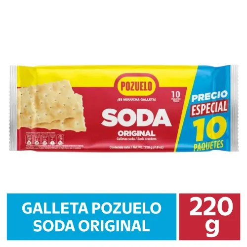 Galleta Pozuelo Soda Original 220 Gr