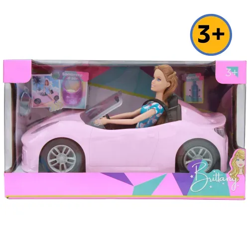 Carro y Mucneca Fashion De 11.5