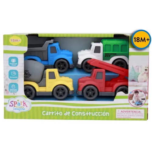 Camioniones De Construccion 4pcs