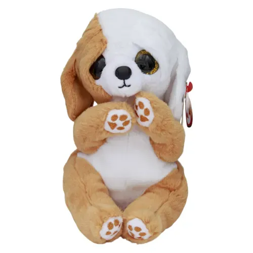 Peluche Ty Beanie Bellies Ruggles Perro Café/Blanco Regular