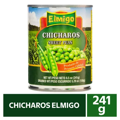 Chicharos Elmigo en lata- 241 g