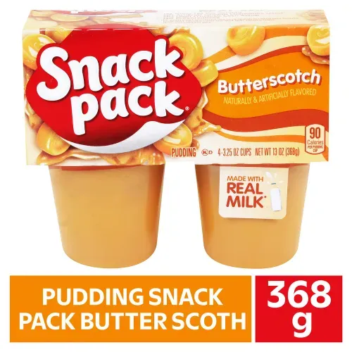 Pudin Hunts Butter Scotch 4Pack 92 g