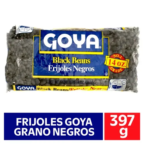 Frijol Entero Goya Grano Color Negro - 397 g
