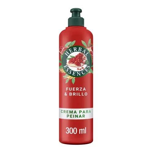 Crema para Peinar Herbal Essences Fuerza & Brillo - 300 ml