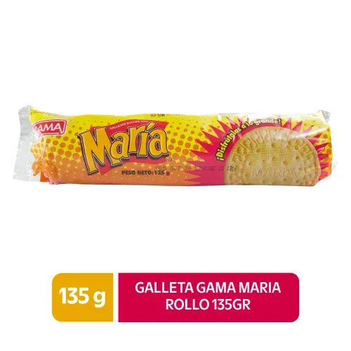 Galleta Dulce María Gama Sabor Vainilla - 135 g