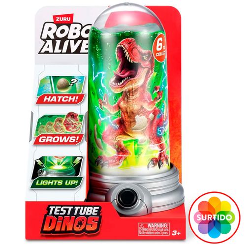 Set Dinos Tubo Robo Alive