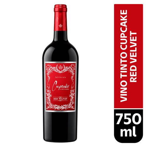 Cupcake Vino Tinto Red Velvet 750 Ml